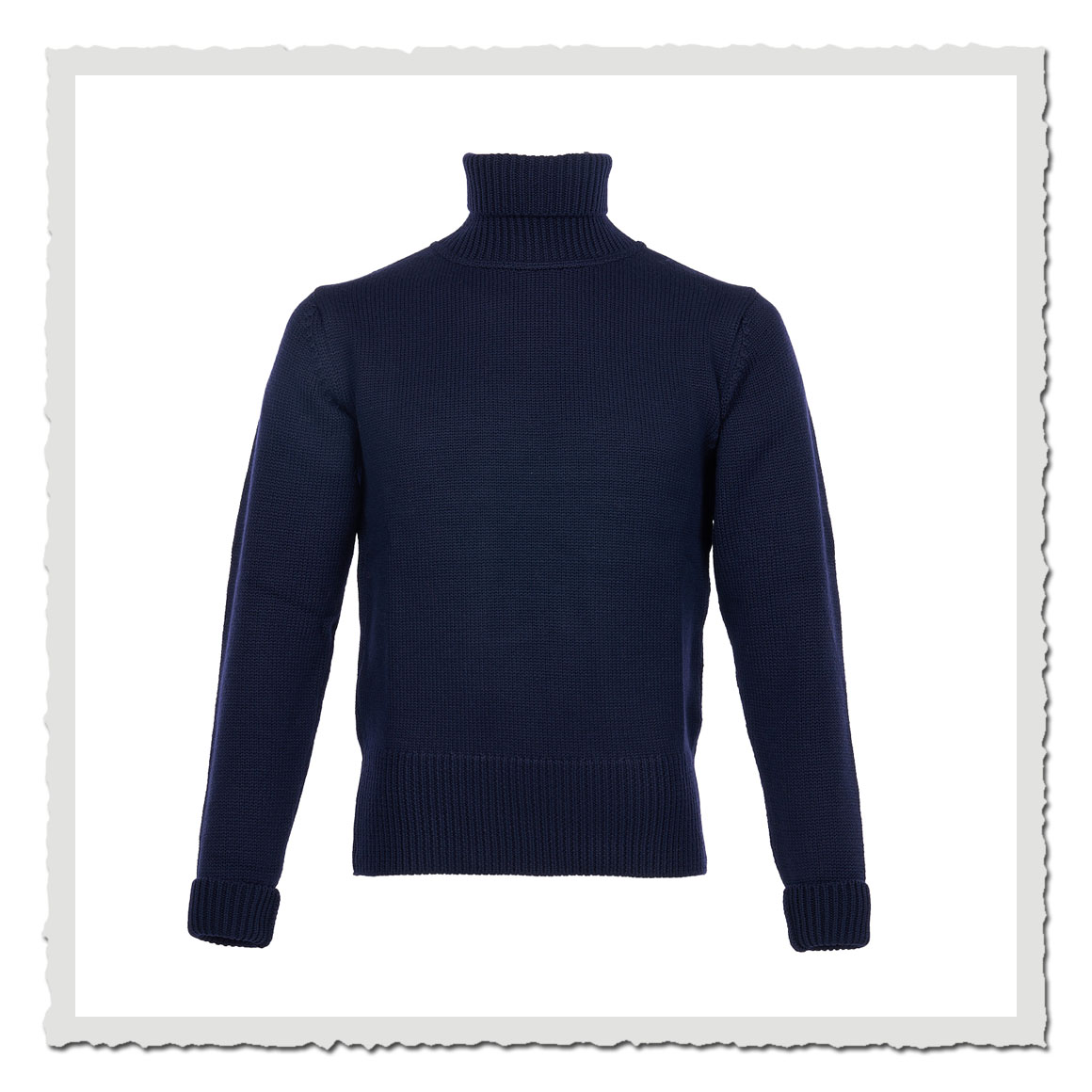 1923 Turtle Neck dark navy